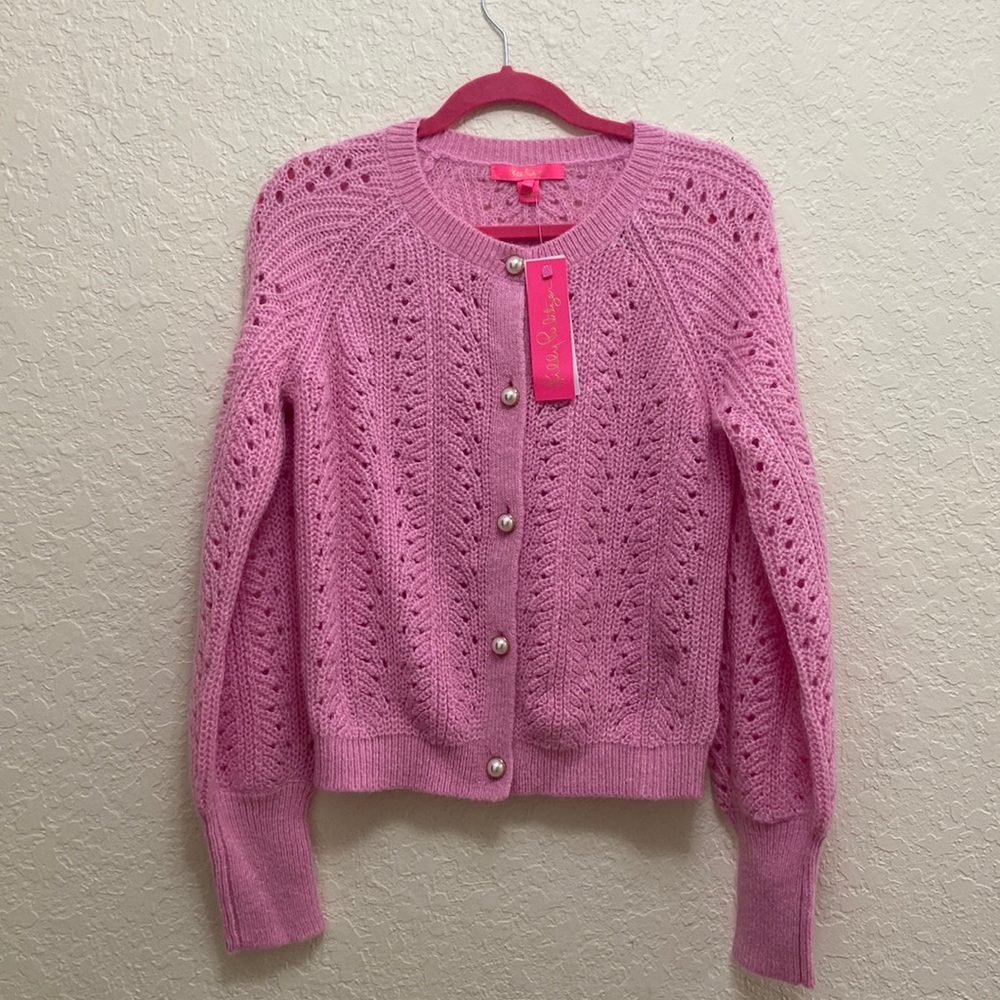 Lilly Pulitzer Pink “Zabrina Sweater Set” size Medium NWT